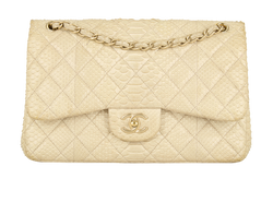 Jumbo Classic Double Flap, Python, Beige, 19202036 (2014), AC, 1*